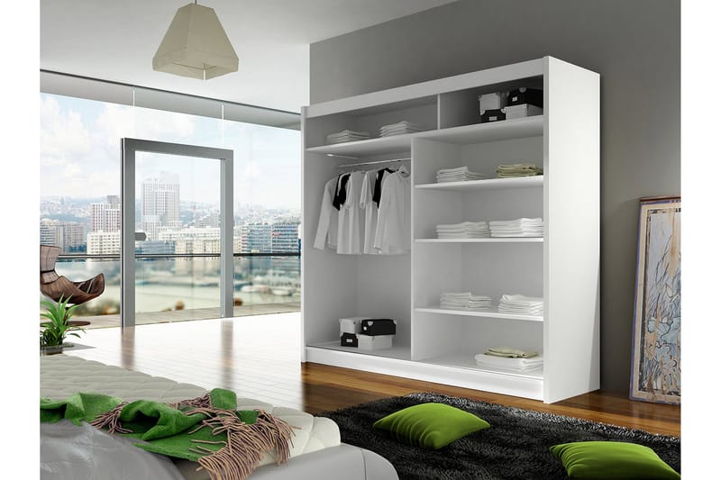 Prag Garderob 180x57x215 cm Scandinavian Choice Wood - Förvaring - Klädförvaring - Garderob & garderobssystem