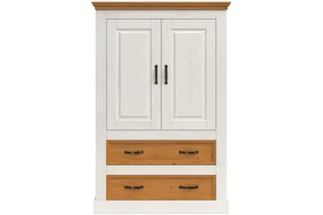 Selma Garderob 86x131 cm - Vit - Förvaring - Klädförvaring - Garderob & garderobssystem