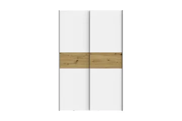 Shipts Garderob 62x120 cm - Vit/Brun - Förvaring - Klädförvaring - Garderob & garderobssystem