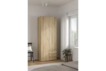 Space Garderob 78x200 cm - Natur - Förvaring - Klädförvaring - Garderob & garderobssystem
