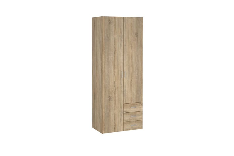 Space Garderob 78x200 cm - Natur - Förvaring - Klädförvaring - Garderob & garderobssystem