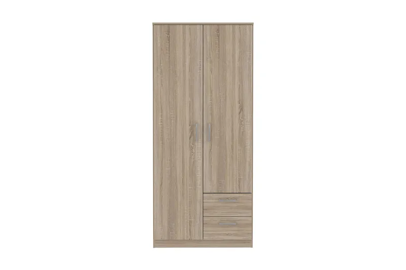 Steppello Garderob 82x185 cm - Brun - Förvaring - Klädförvaring - Garderob & garderobssystem