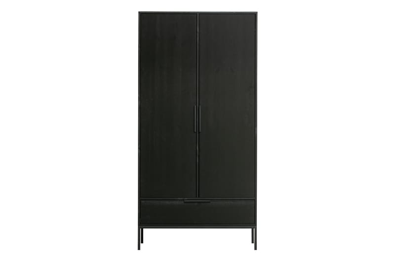 Swichor Garderob 180 cm - Svart - Förvaring - Klädförvaring - Garderob & garderobssystem