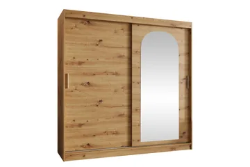 Tallmo Garderob m. Spegel 200x200 cm - Förvaring - Klädförvaring - Garderob & garderobssystem