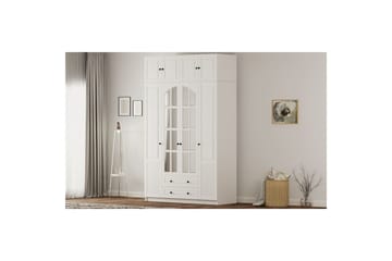 Talren Garderob 140x240 cm - Matt Vit - Förvaring - Klädförvaring - Garderob & garderobssystem