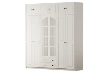 Teynor Garderobsskåp 210x210 cm - Matt Vit - Förvaring - Klädförvaring - Garderob & garderobssystem - Klädskåp & fristående garderob