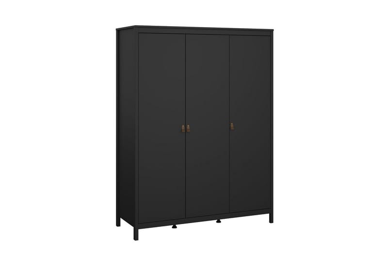 Vallvidera Garderob 150x199 cm - Svart - Förvaring - Klädförvaring - Garderob & garderobssystem