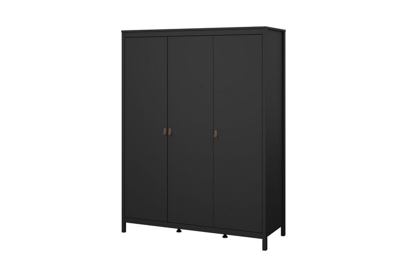 Vallvidera Garderob 150x199 cm - Svart - Förvaring - Klädförvaring - Garderob & garderobssystem