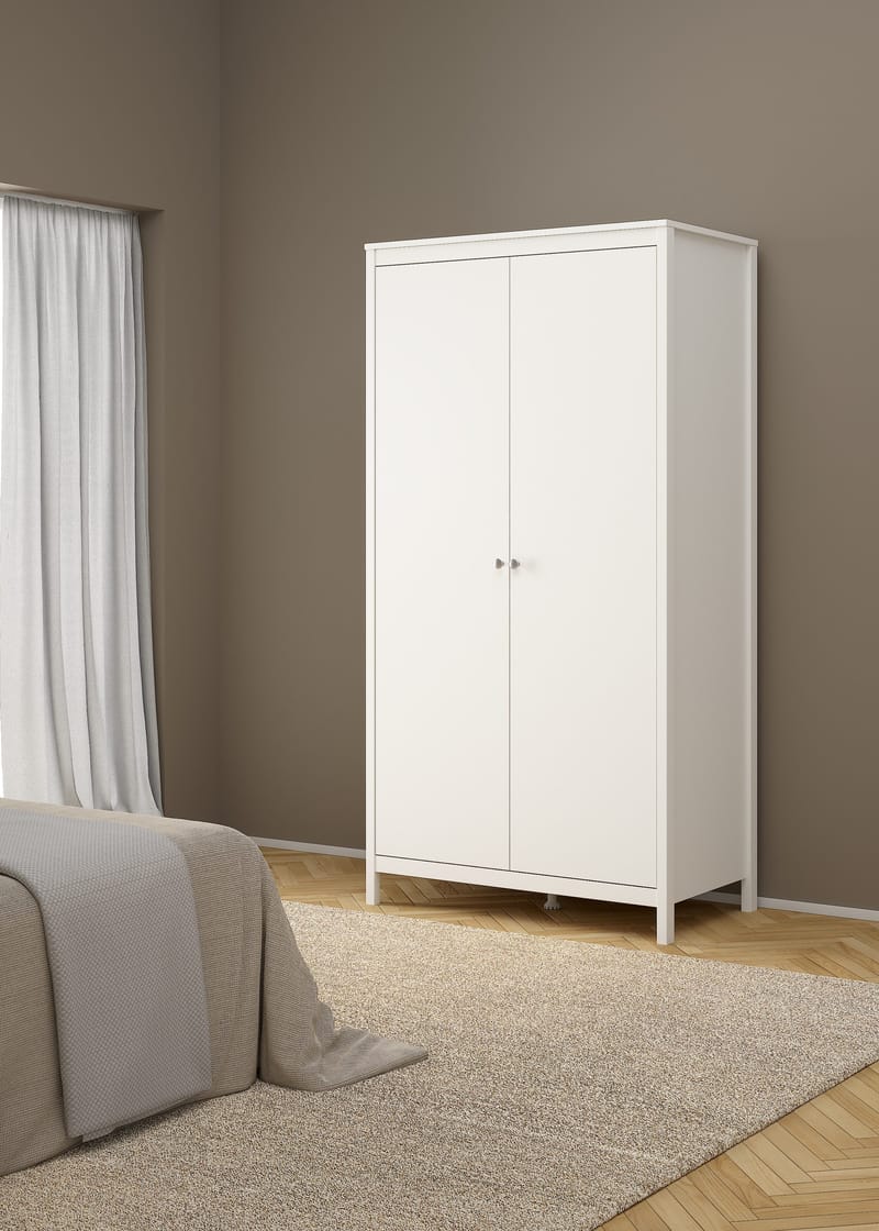 Vallvidera Garderob med 2 dörrar 102x199 cm - Förvaring - Klädf örvaring - Garderob & garderobssystem - Klädskåp & fristående garderob