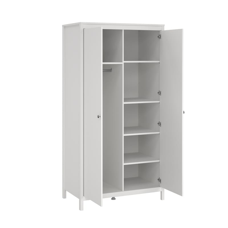Vallvidera Garderob med 2 dörrar 102x199 cm - Förvaring - Klädförvaring - Garderob & garderobssystem - Klädskåp & fristående garderob