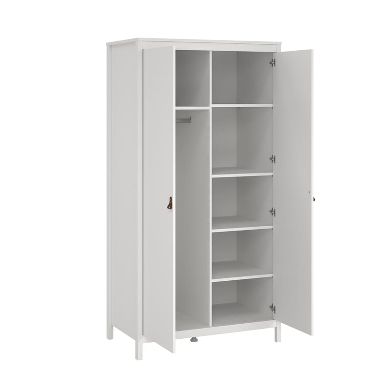 Vallvidera Garderob med 2 dörrar 102x199 cm - Förvaring - Klädförvaring - Garderob & garderobssystem - Klädskåp & fristående garderob