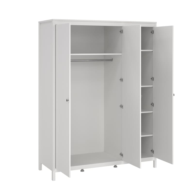 Vallvidera Garderob med 3 dörrar 150x199 cm - Förvaring - Klädförvaring - Garderob & garderobssystem - Klädskåp & fristående garderob