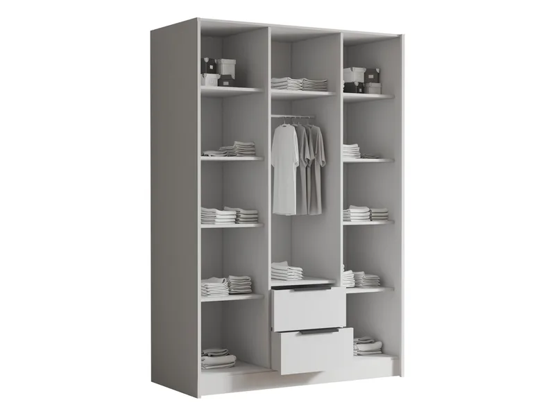 Varros Garderob 150x216 cm - Svart - Förvaring - Klädförvaring - Garderob & garderobssystem