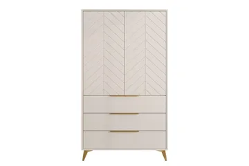 Vemdalen Garderob 104 cm - Sand beige - Förvaring - Klädförvaring - Garderob & garderobssystem