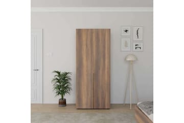 Vornic Garderob 90x210 cm - Valnöt - Förvaring - Klädförvaring - Garderob & garderobssystem