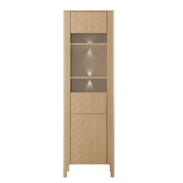 Aggarwal Vitrinskåp 60 cm med Belysning - Förvaring - Skåp - Vitrinskåp