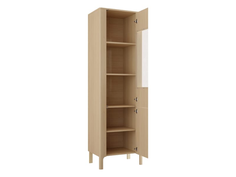 Aggarwal Vitrinskåp 60 cm med Belysning - Förvaring - Skåp - Vitrinskåp