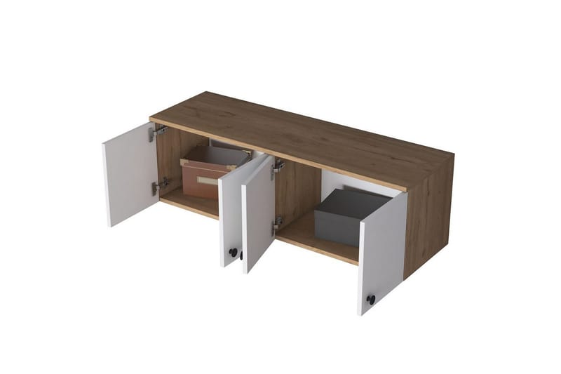 Calros Hörnskåp - Valnöt/Vit - Hus & renovering - Kök & bad - Kök & tvättstuga