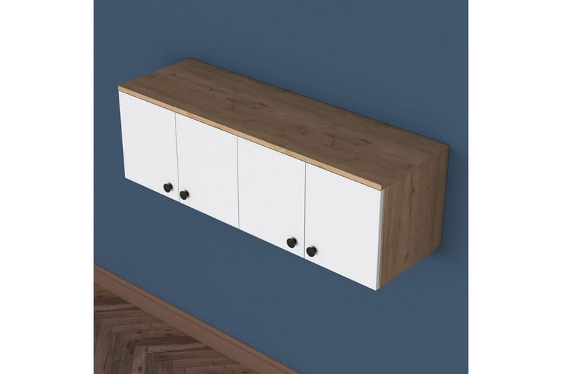 Calros Hörnskåp - Valnöt/Vit - Hus & renovering - Kök & bad - Kök & tvättstuga