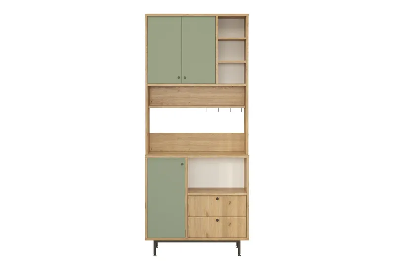 Donae Highboard, Ek/Grön