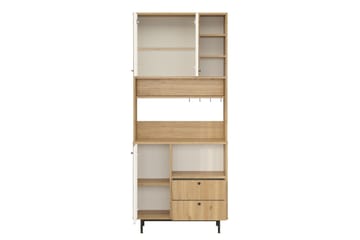Donae Highboard - Ek/Vit - Förvaring - Skåp - Förvaringsskåp