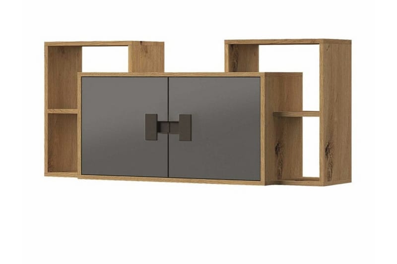 Castlebay Highboard Grey High Gloss - Förvaring - Skåp - Förvaringsskåp