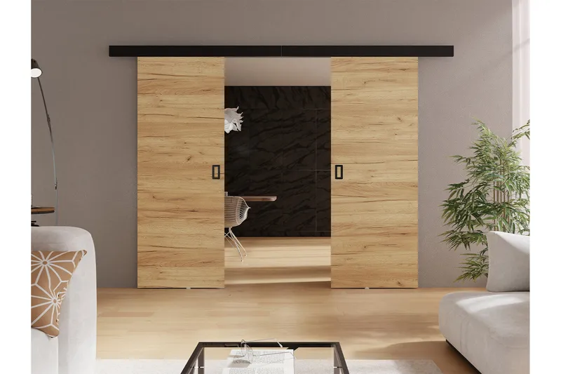 Clonmore Skjutdörr - Brun - Hus & renovering - Bygg - Dörrar & Portar - Skjutdörrar