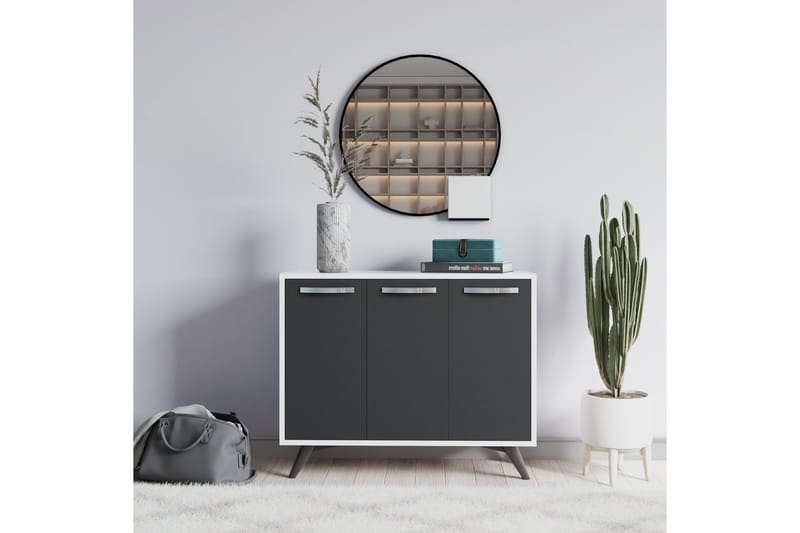 Desgrar Förvaringsskåp 100x82 cm - Vit - Förvaring - Skåp - Förvaringsskåp