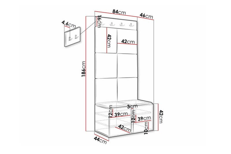 Dunvegan Highboard Black - Förvaring - Skåp - Förvaringsskåp