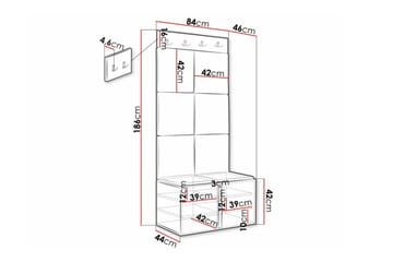 Dunvegan Highboard Black - Förvaring - Skåp - Förvaringsskåp