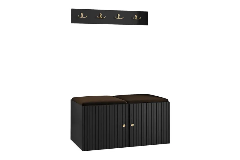 Dunvegan Highboard - Svart - Förvaring - Skåp - Förvaringsskåp