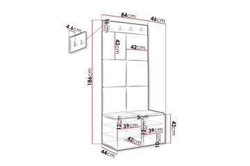 Dunvegan Highboard White - Förvaring - Skåp - Förvaringsskåp