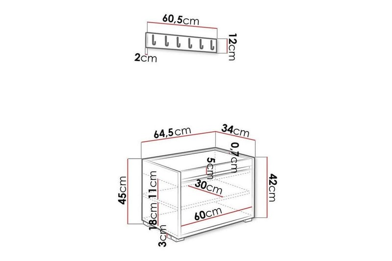 Kenmare Highboard White - Förvaring - Skåp - Förvaringsskåp