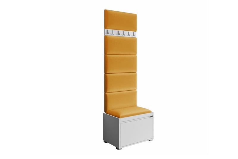 Kenmare Highboard Yellow/White - Förvaring - Skåp - Förvaringsskåp