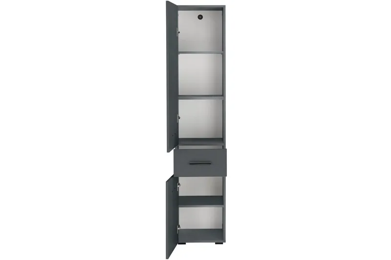 Michikue Highboard - Grå - Förvaring - Skåp - Förvaringsskåp