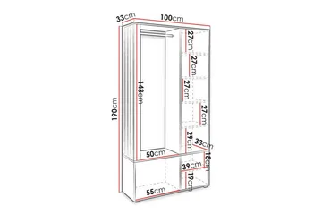 Rosehall Highboard - Förvaring - Skåp - Förvaringsskåp
