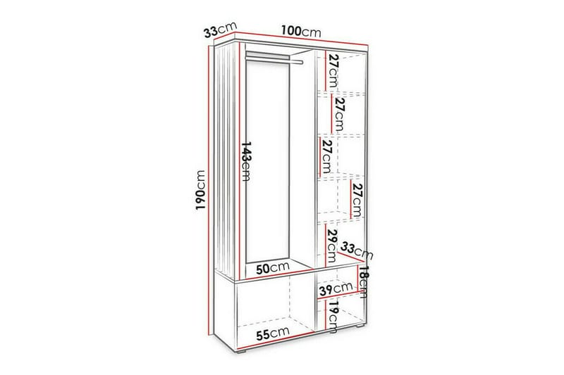 Rosehall Highboard - Förvaring - Skåp - Förvaringsskåp