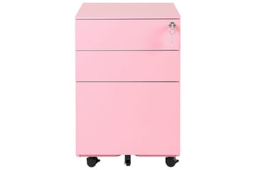 Kontorsskåp Cami Rosa - Rosa - Förvaring - Förvaringsmöbler - Byrå - Hurtsar