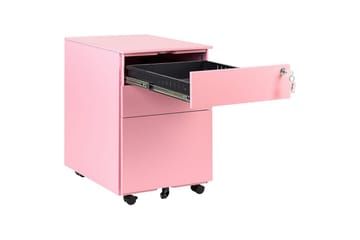 Kontorsskåp Cami Rosa - Rosa - Förvaring - Förvaringsmöbler - Byrå - Hurtsar