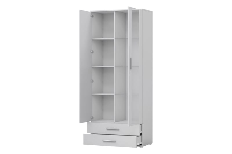 Lyrosen Vitrinskåp 80x19 cm - Beige - Förvaring - Skåp - Vitrinskåp