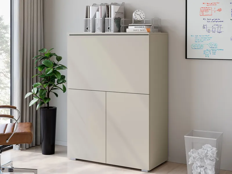 Sherie Skänk 90 cm - beige - Förvaring - Skåp - Förvaringsskåp