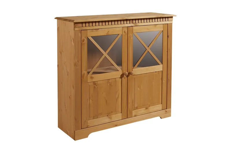 Kersey skåp 105 cm - Brun - Förvaring - Skåp - Vitrinskåp