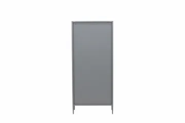 La Paz Vitrinskåp 70x160 cm Ljusgrå - Förvaring - Skåp - Vitrinskåp