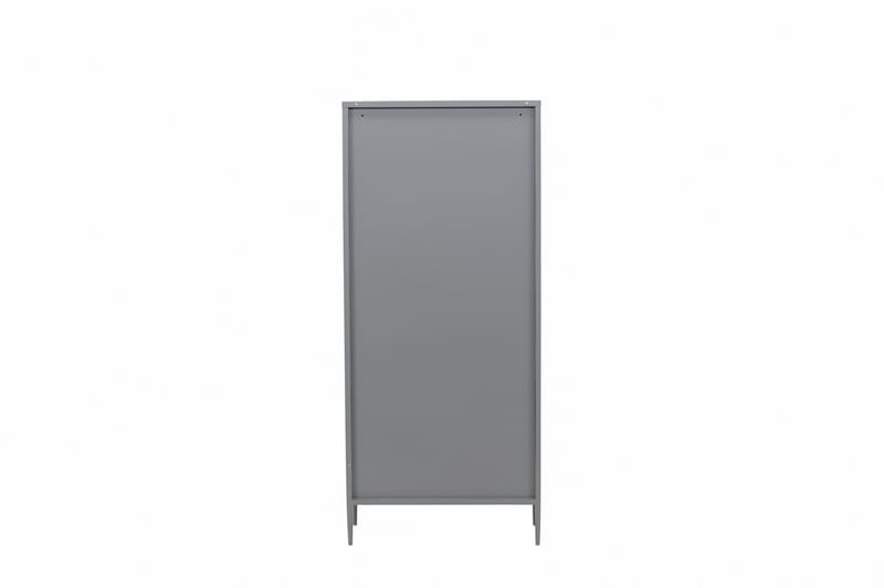 La Paz Vitrinskåp 70x160 cm Ljusgrå - Förvaring - Skåp - Vitrinskåp