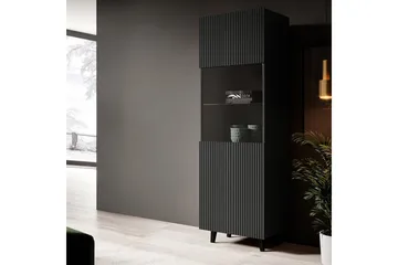 Strontian Vitrinskåp 183 cm Scandinavian Choice Anthracite/Black - Antracit/Svart - Förvaring - Skåp - Vitrinskåp