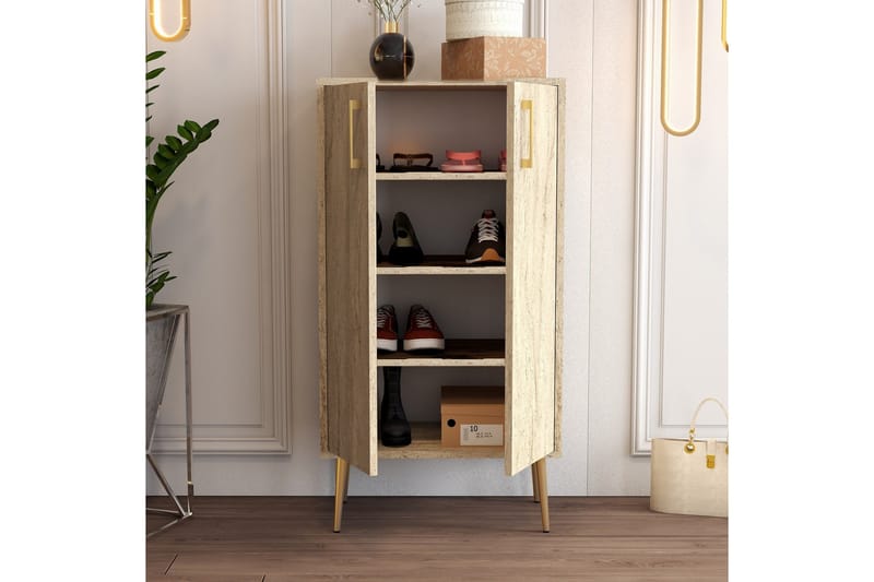 Babice Skoskåp 60 cm - Beige - Förvaring - Skoförvaring