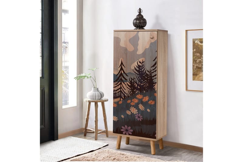 Gelsgan Skoskåp 50 cm - Flerfärgad - Förvaring - Skoförvaring