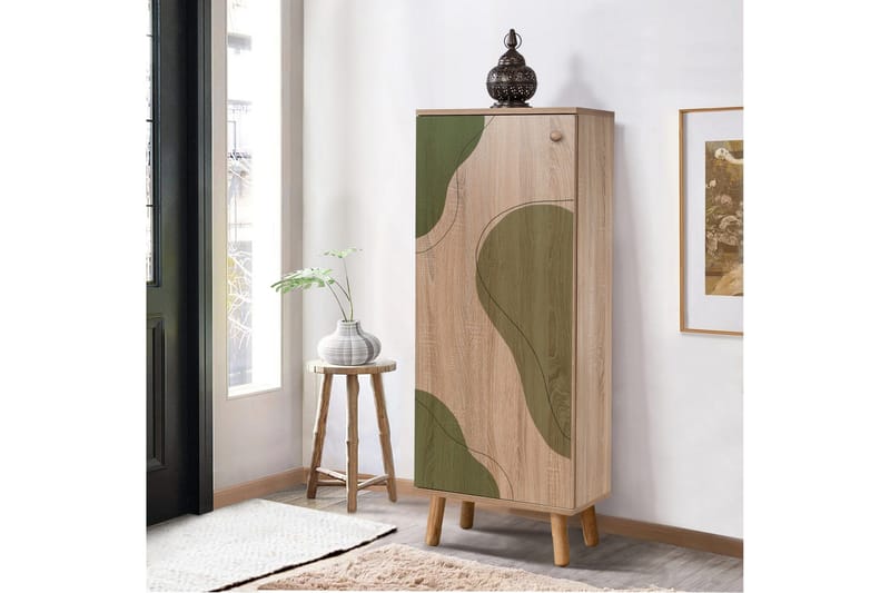 Gelsgan Skoskåp 50 cm - Green - Förvaring - Skoförvaring