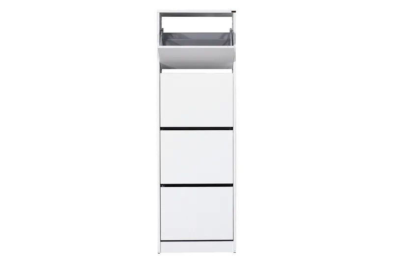 Skoskåp 51x157 cm - Vit - Förvaring - Skoförvaring