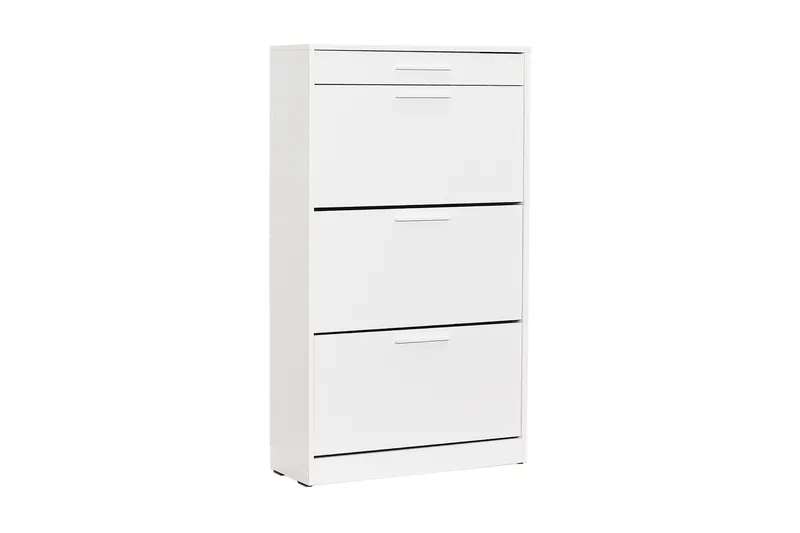 Skoskåp 75x128 cm - Vit - Förvaring - Skoförvaring